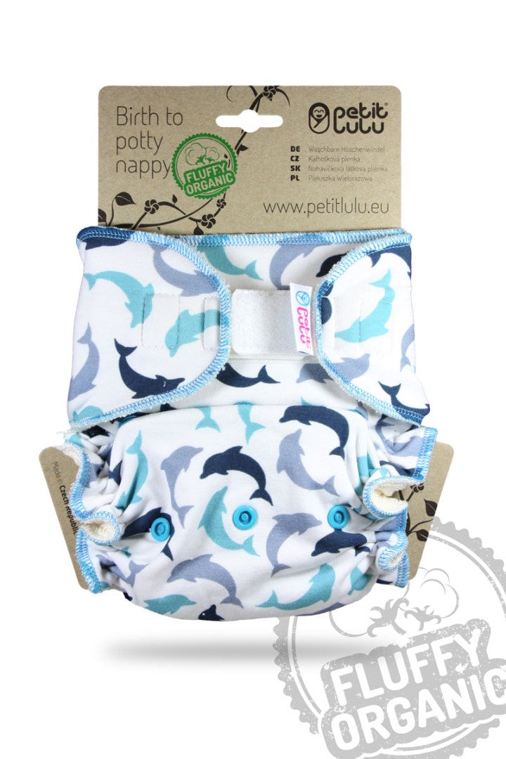 Petit Lulu Maxi Night Fluffy Organic - Klittenband