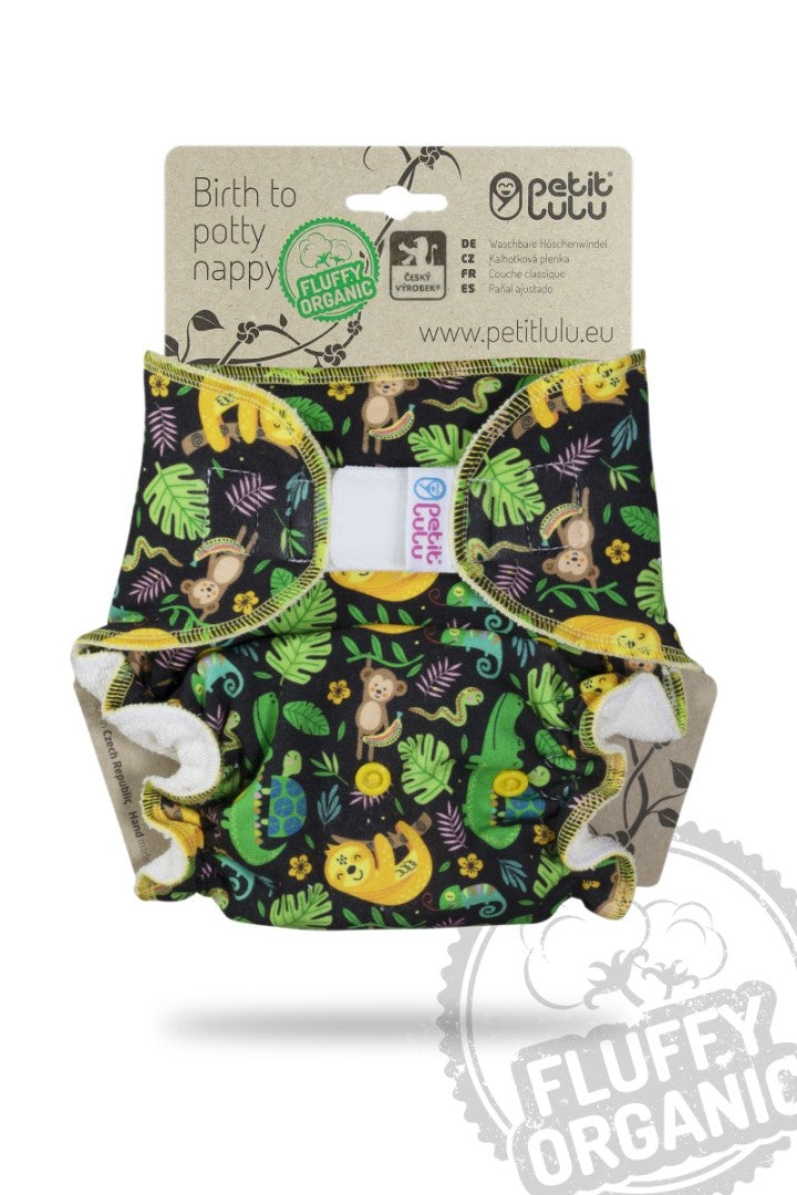Petit Lulu Maxi Night Fluffy Organic - Klittenband