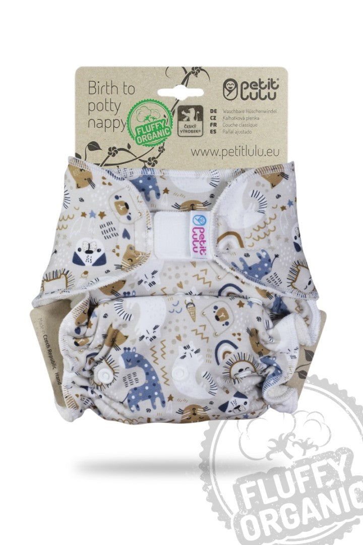 Petit Lulu Maxi Night Fluffy Organic - Klittenband