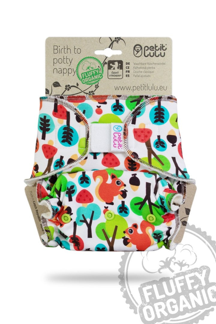 Petit Lulu Maxi Night Fluffy Organic - Klittenband