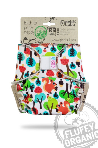 Petit Lulu Maxi Night Fluffy Organic - Klittenband